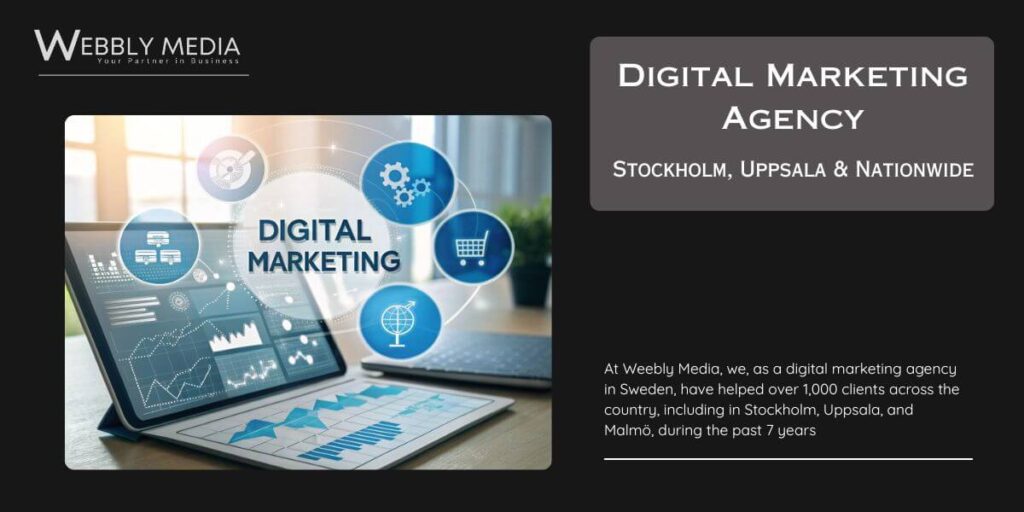 Digital Marketing Agency Serving Stockholm, Uppsala & Nationwide